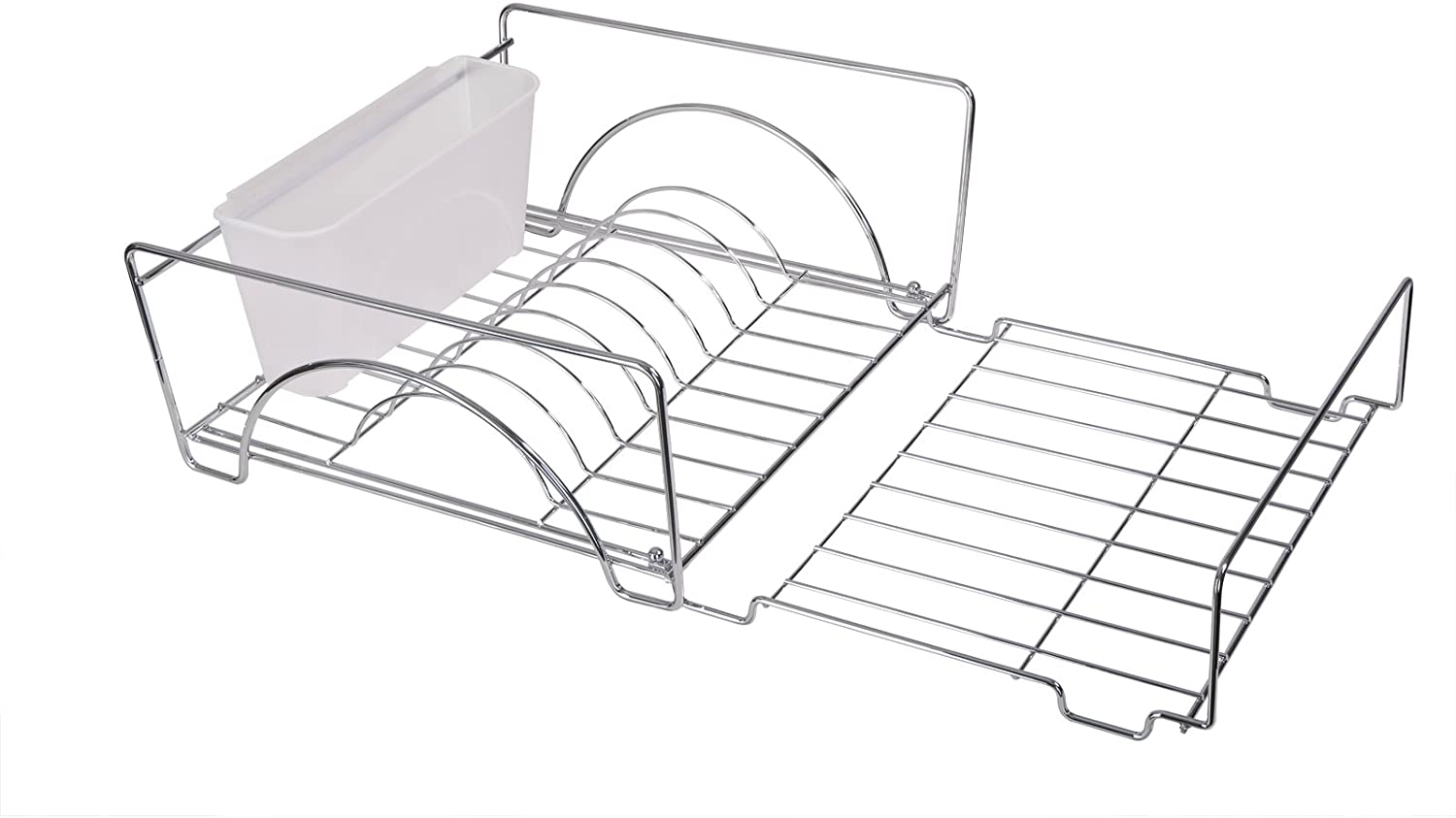 Expandable Dish Drying Rack Over The Sink Dish Basket Drainer with