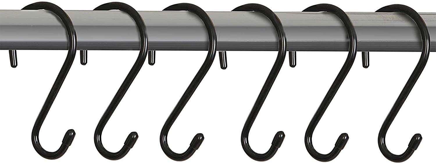 20 Pcs S Hooks for Hanging, Multi-Purpose Metal Hook Small, 304 Stainless  Steel Hooks for Hanging at Kitchen Pot Pan Hanger Clothes Storage Rack  Polished(Silver & Small) : : Home & Kitchen