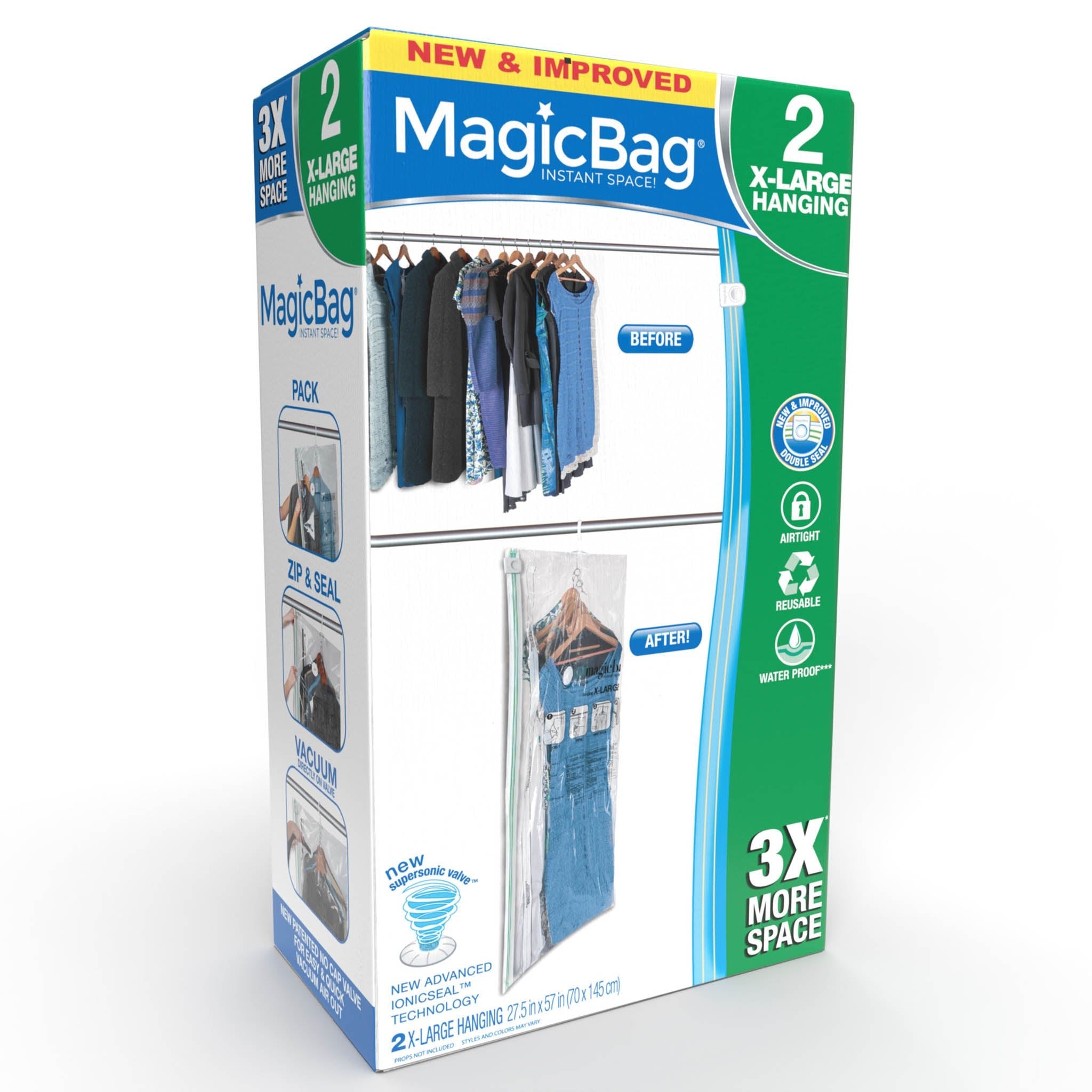 Vacuum Storage Bag Space Saver Air Tight Compression Magic Seal