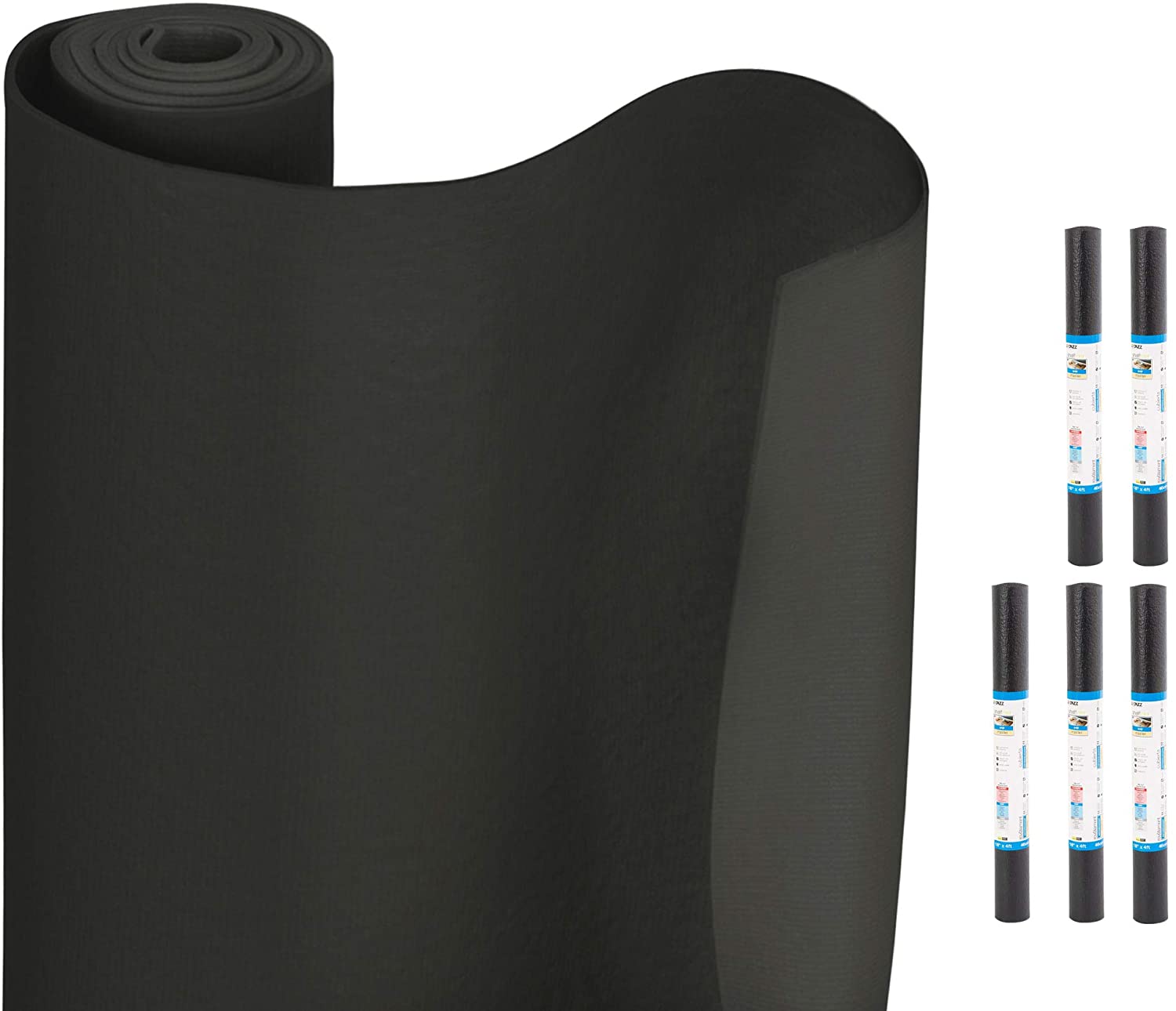 Smart Design Shelf Liner Premium Grip - 12 Inch x 20 Feet - Drawer Cabinet  Non Adhesive - Kitchen - Cool Gray