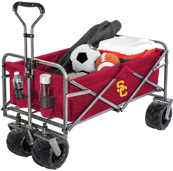 Collegiate Heavy-Duty Utility Collapsible Sports Wagon - Smart Design® 19