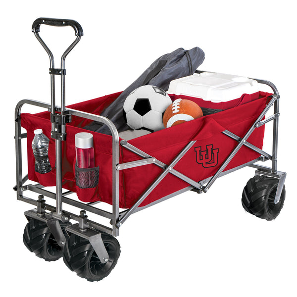 Collegiate Heavy-Duty Utility Collapsible Sports Wagon - Smart Design® 45