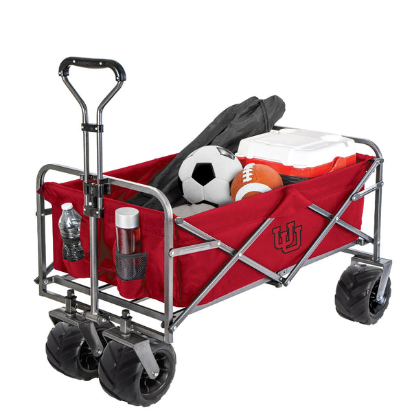 Collegiate Heavy-Duty Utility Collapsible Sports Wagon - Smart Design® 27