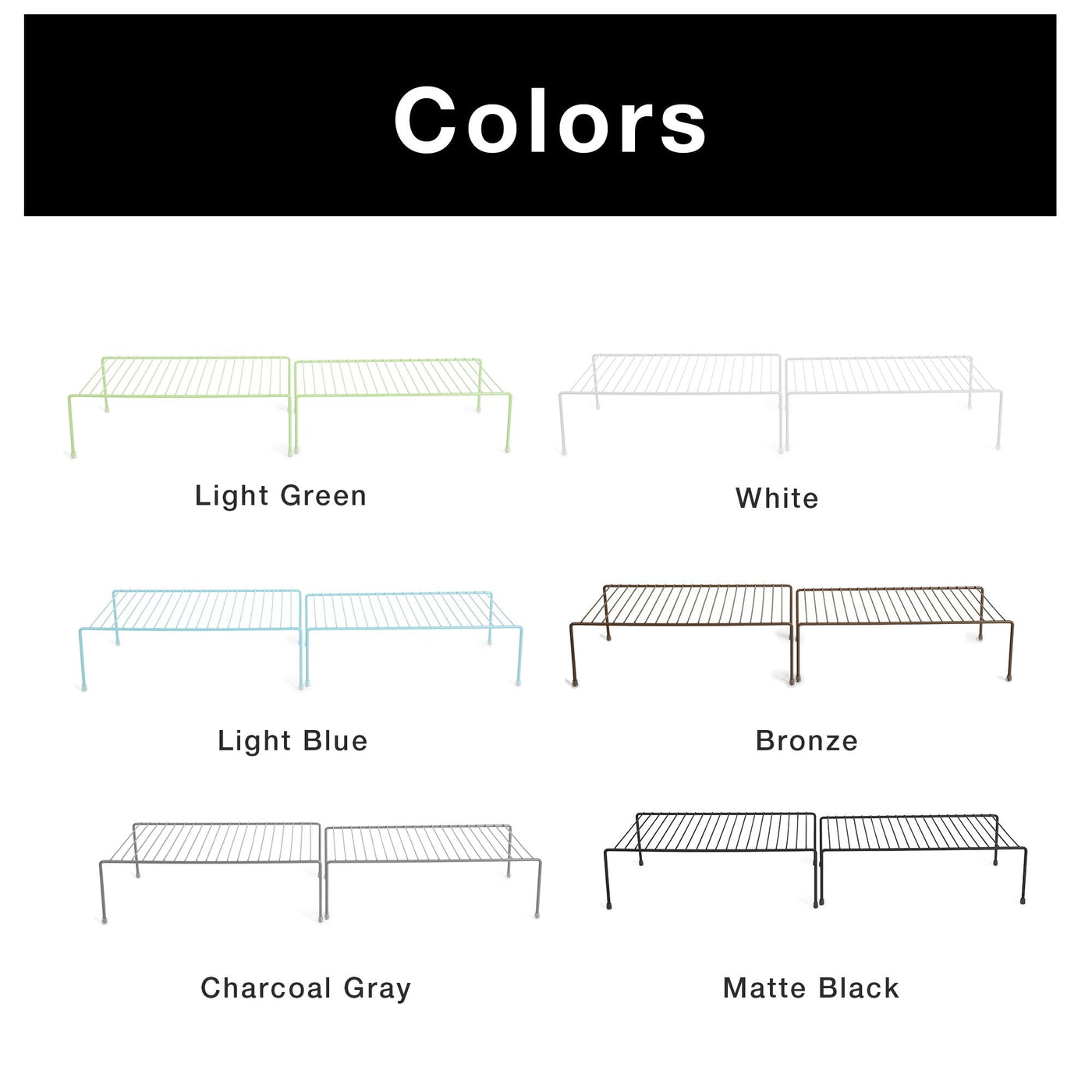 Expandable Cabinet Storage Rack - Smart Design® 6