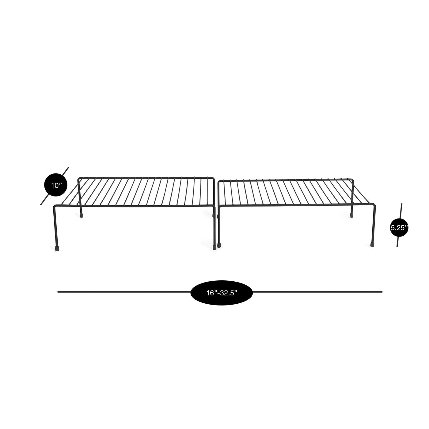 Expandable Cabinet Storage Rack - Smart Design® 10