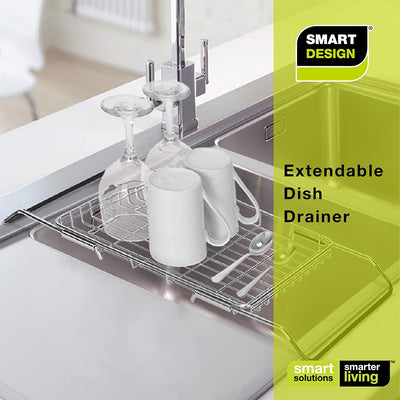 Expandable Dish Drainer with Adjustable Arms - Smart Design® 6