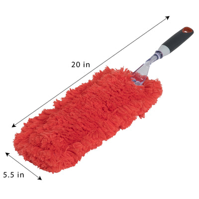 Flat Under Appliance Microfiber Hand Duster - 19 Inch - Smart Design® 11