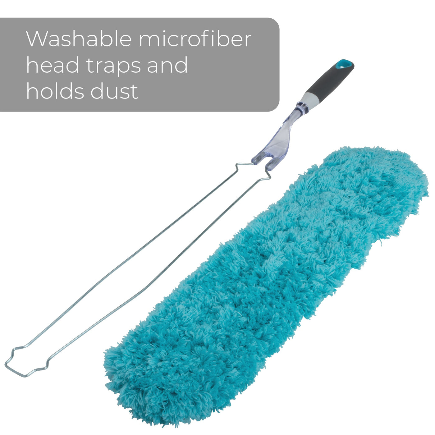 Flat Under Appliance Microfiber Hand Duster - 27.5 Inch - Smart Design® 10