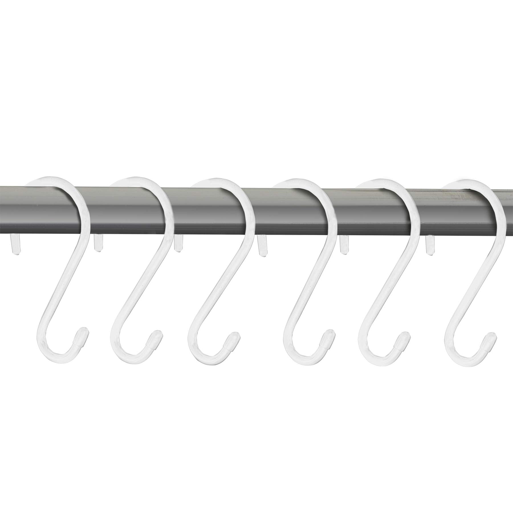 S-hooks [10 Pcs], S-shape Metal Hooks, Multi-function Hook, For Kitchen,  Bathroom, Bedroom And Office(silver)