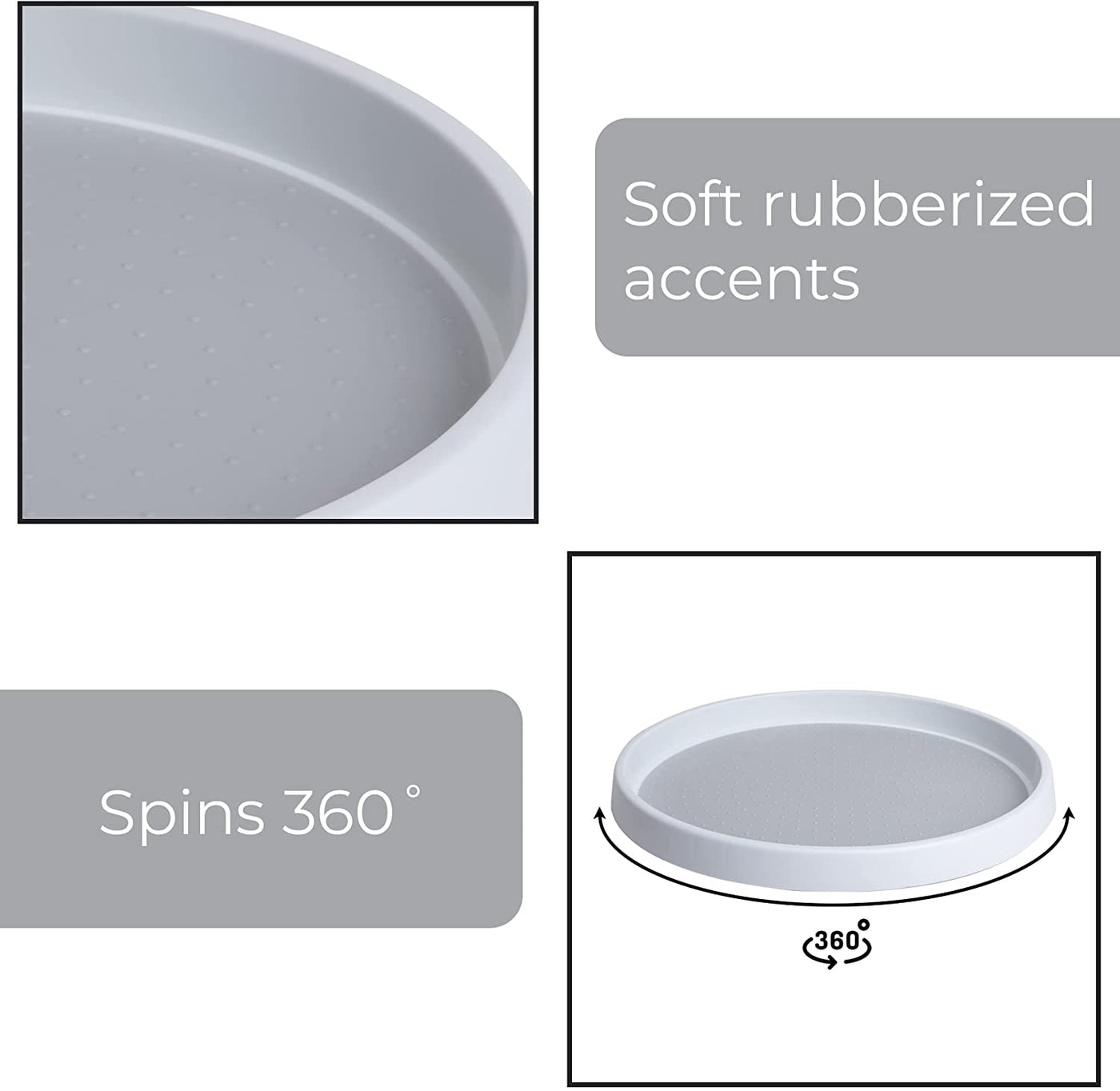 Lazy Susan Spinning Turntable Organizer - 10 Inch - Smart Design® 4