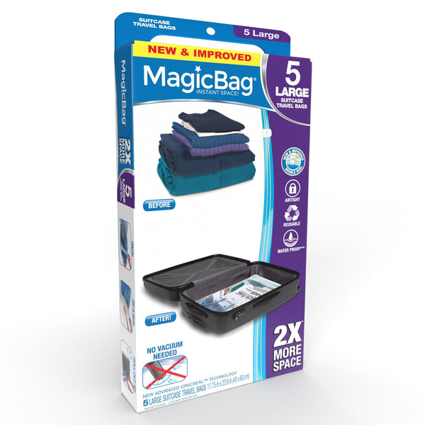 MagicBag Instant Space Saver Storage - Flat, Suitcase Travel