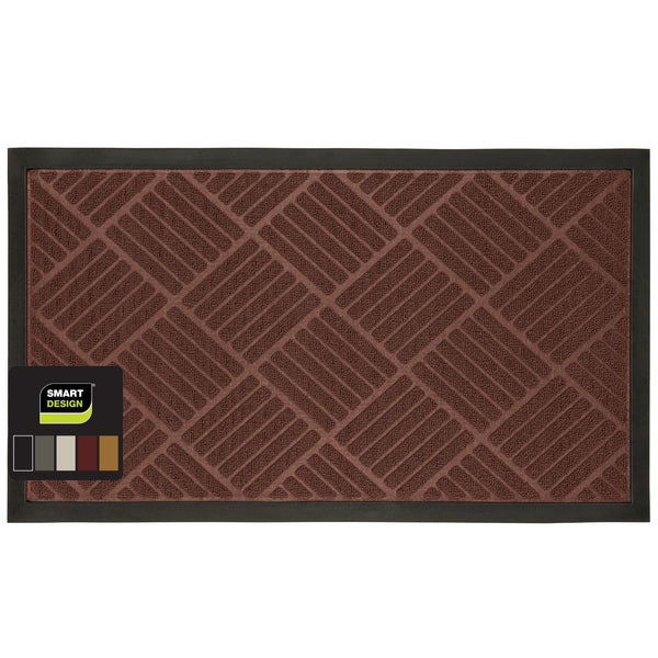 Medium All-Weather Door Mat - Diamond - Smart Design® 16