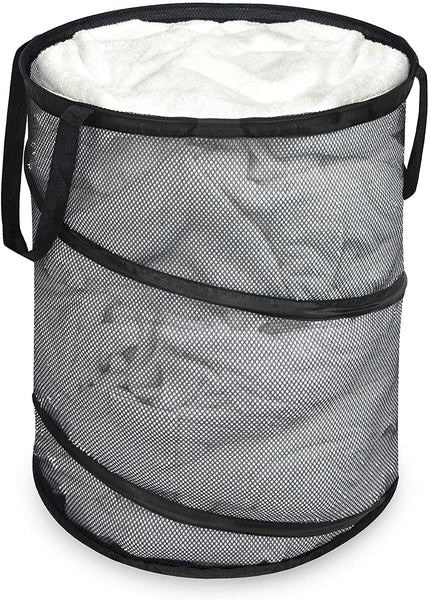 Pop Up Spiral Laundry Hamper Bag Mesh - Smart Design® 7