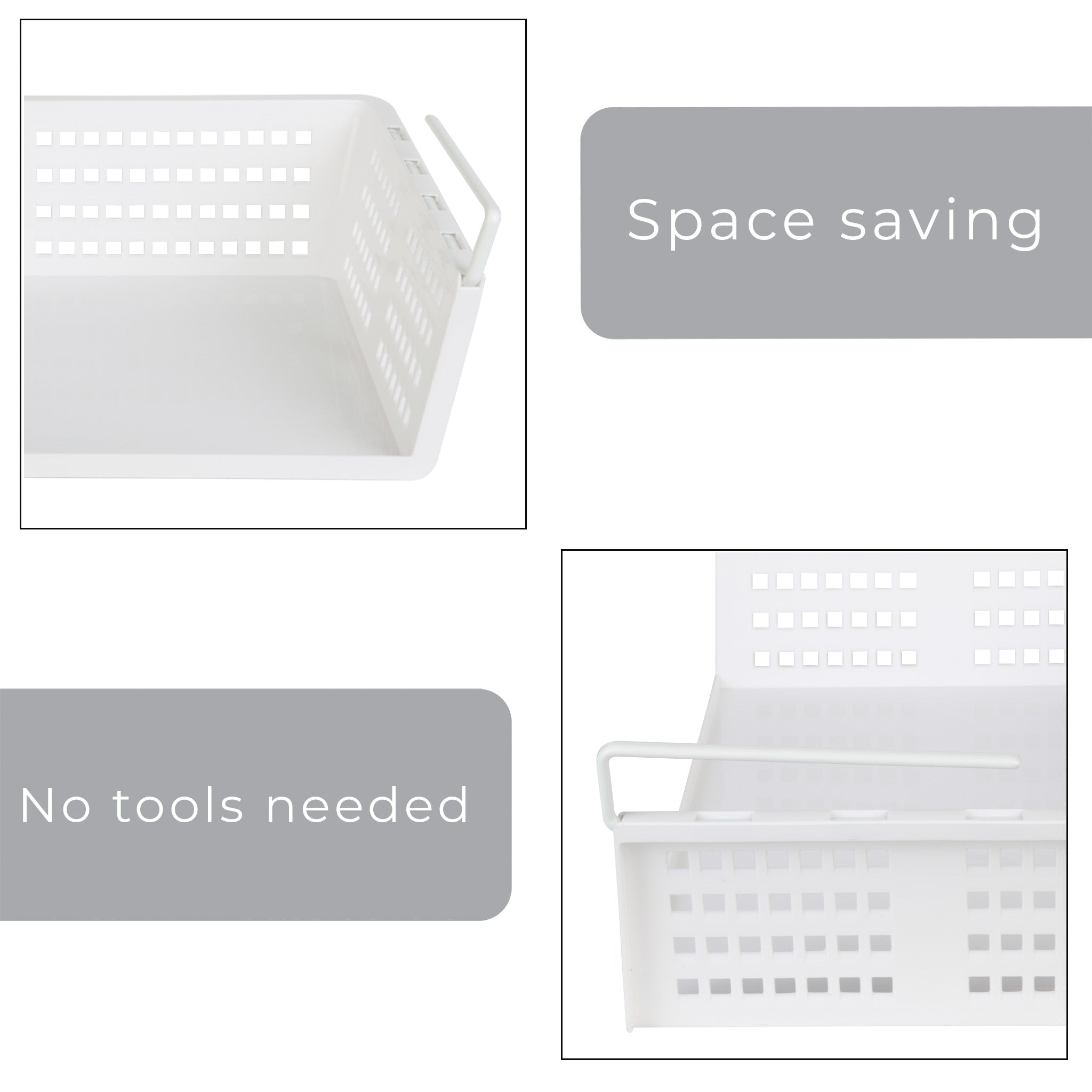 Smart Design Undershelf Storage Basket W