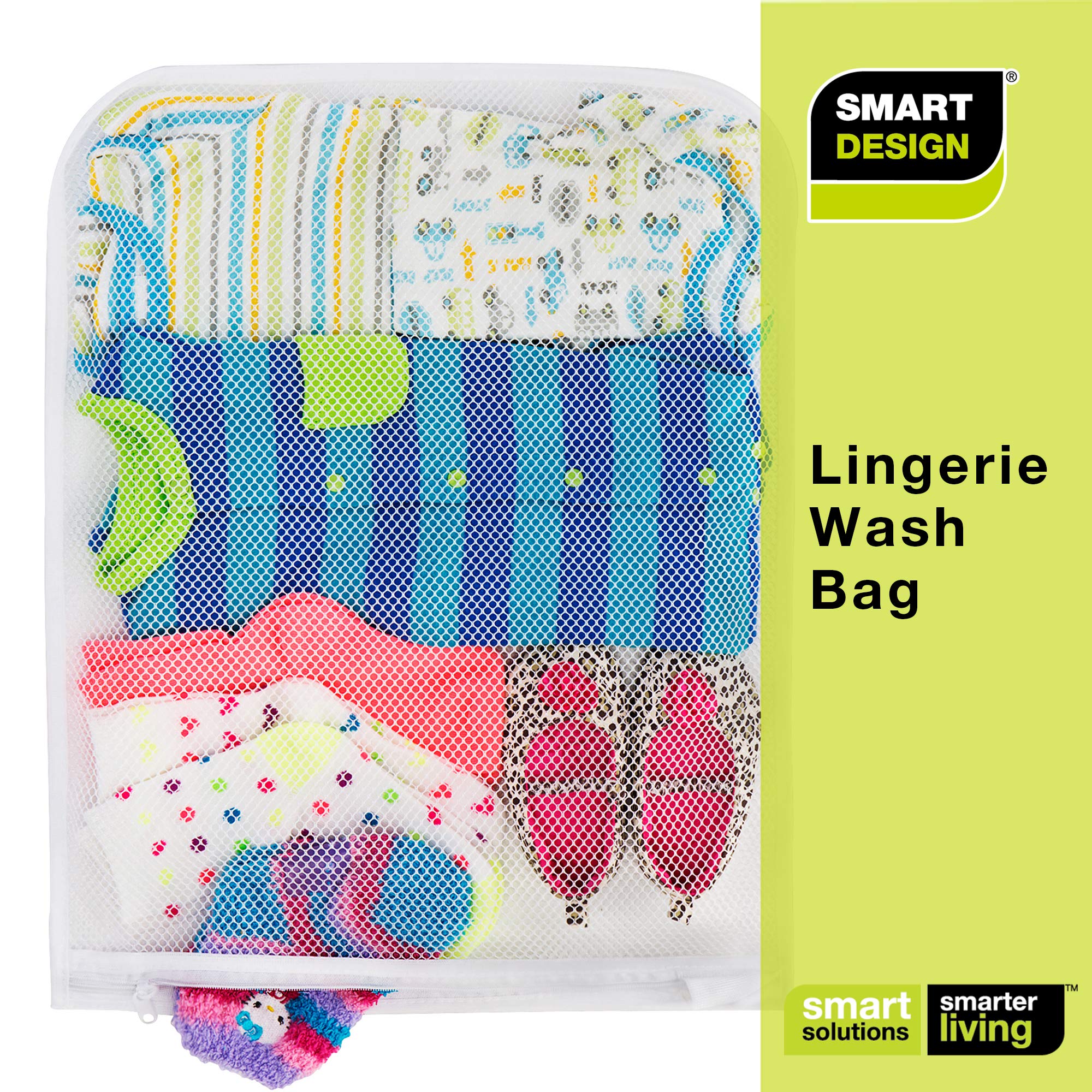 Intimate Wash Bag with Safety Zipper - Set of 2 - 6.5 x 5.5 Inch